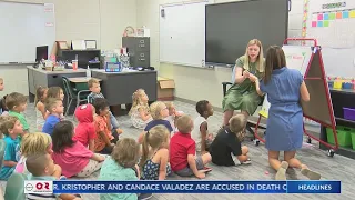 Praire Creek students and staff return to school after tornado