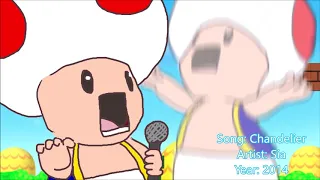 toad sings chandelier