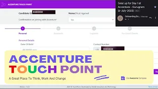 Accenture TouchPoint | Filling All The TouchPoint's Detail | #ShrutiSAgarwal