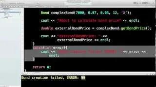 Learn Finance C++, Lesson 31, Interlude for Exceptions, throw, try, and catch