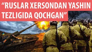 Ukrainaga bosqin: 263-kun | Ruslar qochishdan oldin Xerson infratuzilmasini vayron qilgan