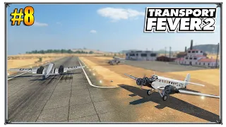 Transport Fever 2 | Воздушные грузоперевозки на Junkers | S04 #8 (жд игры)