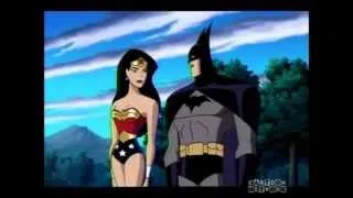 Justice League, Batman and Wonder Woman moments - Just a kiss.