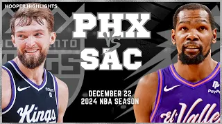 Phoenix Suns vs Sacarmento Kings Full Game Highlights | Dec 22 | 2024 NBA Season