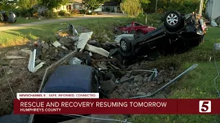Road to recovery begins in Waverly as loved ones still missing after deadly flood