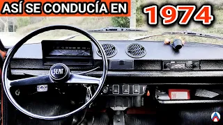 Así se conducía un Seat 133 en 1974, una experiencia emocionante.