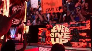 WWE Smackdown 15th anniversary John Cena entrance 10/7/14