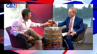 Former Grand National winner Carl Llewellyn joins Nigel Farage for Talking Pints