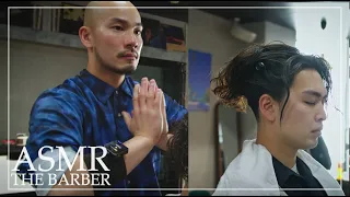 [ASMR] Fourth generation visits Tokyo barbershop │ Yamaguchi Barber