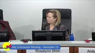 City Commission Meeting - December 13, 2022