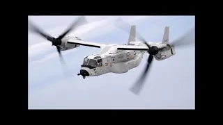 US Navy CMV-22B Ospreys operations on USS Carl Vinson (CVN 70)