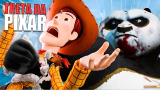 Personagens da Pixar vs DreamWorks na Porrada no MK1 mod