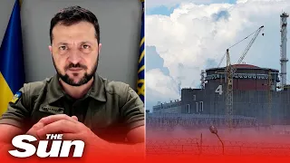 Russia is threatening a nuclear disaster, Zelensky warns