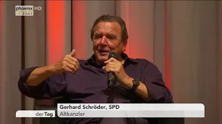 Wahlkampfauftritt von Gerhard Schröder am 30.08.17