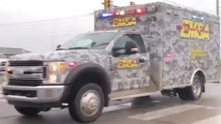 EMSA Unit 362 responding (Camo Ambulance)