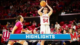 Indiana at Maryland | Highlights | Big Ten Women's Basketball | Jan. 31, 2024