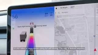 Tesla to remove steering wheel nag in FSD v12.4
