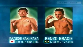 KAZUSHI SAKURABA vs RENZO GRACIE