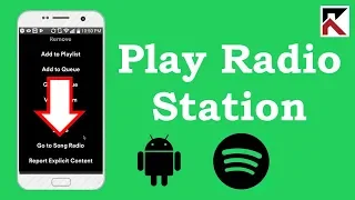 How To Play A Radio Station Base On A Song Spotify Android