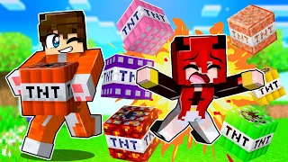 ¡Trolleé a Mi Amiga con TNT INCREÍBLE en Minecraft! 🤣 | SrGato Molesta a LunaOz con un MOD de TNT