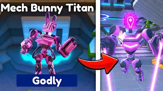 I Got The #1 Mech Bunny Titan In Toilet Tower Defense.. (Roblox)