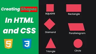 Tutorial: Make Shapes With CSS | css shapes | Creative
