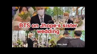 BTS attended JHope's Sister Wedding, Jhope Sister Jiwoo Wedding