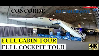 CONCORDE AIRCRAFT PLANE TOUR |  REVIEW COCKPIT & CABIN