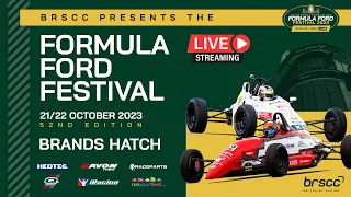 2023 BRSCC FORMULA FORD FESTIVAL LIVE | BRANDS HATCH | OCTOBER 21/22 2023 | SUNDAY STREAM