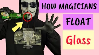 Magic Revealed😱🤯🤯 Floating glass exposed🔥🔥 #magic #viral #tricks