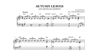 Autumn Leaves - Piano