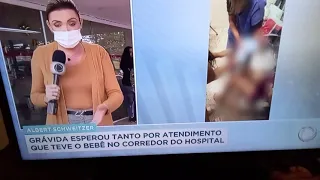 Bebê nasce no corredor do hospital Albert Realengo, Absurdo e descaso!