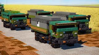 Minecraft Kamaz Russian Army Truck Tutorial