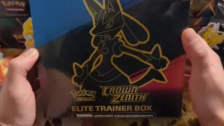 Crown Zenith ETB Opening!! Insane Pull Rates!!