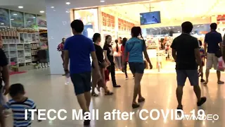 Lao-ITECC Mall, Vientiane, Laos after COVID-19 lockdown
