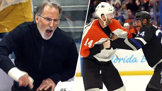 Tortorella ejected, three fights, Flyers smoked 7-0 by Lightning in frustrating loss