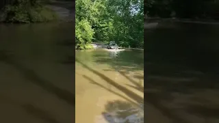 Lifted volvo xc70 creek crossing