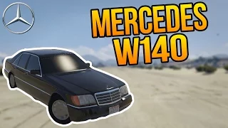 GTA 5 MOD - Mercedes W140 S600 (Кабан)