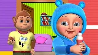 Johny Johny Yes Papa Nursery Rhyme | Part 2 - 3D Animation Rhymes & Songs for Children