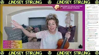 Lindsey Stirling Livestream Violin Practice Twitch 06-12-2021
