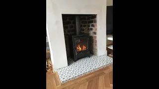 How to Install a Wood Burning Stove - Timelapse! 2020
