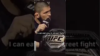 Khabib says he can EAT Tony Ferguson in a STREET FIGHT 😳