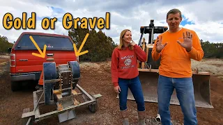 From GOLD Mining To GRAVEL Making! ROCK CRUSHER On The Homestead