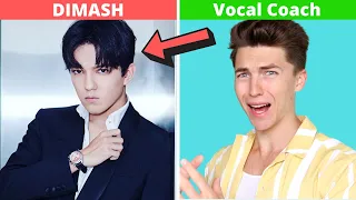 VOCAL COACH Justin reacts to "Mr Dimash being perfect"