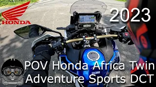 HONDA AFRICA TWIN ADVENTURE SPORT DCT 2023 | POV