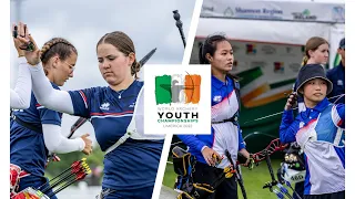 France v Chinese Taipei – recurve U18 women team bronze | Limerick 2023 World Archery Youth Champs