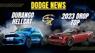 Dodge Muscle Car NEWS – OEM Challenger Convertible, Durango Hellcat Is Back, New Colors, & MORE!