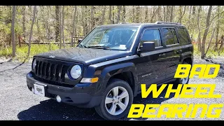 2014 Jeep Patriot Rear Wheel Bearing Replacement, REALLY Loud!