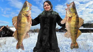 The Most Healthy Salmon Head Fish Soup! Walleye Stew in Glass Jars