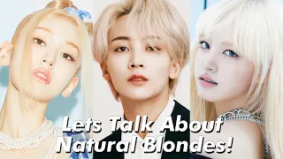 Tier ranking "natural blonde" kpop idols (tier list)